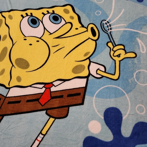 Nickolodeon SpongeBob SquarePants Sheldon J. Plankton Double Sided Twin Size - Picture 9 of 10